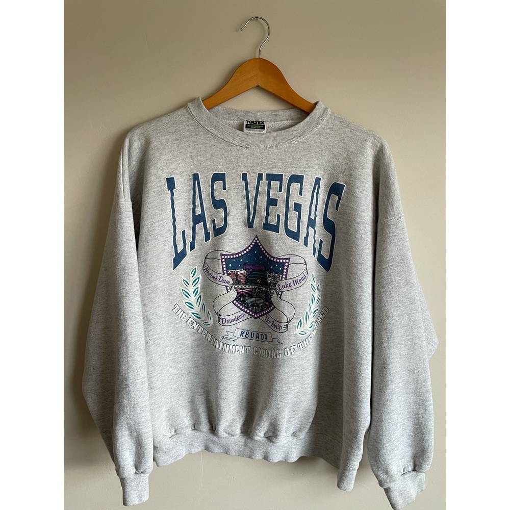 Vintage 1994 Las Vegas Crewneck Sweater Tultex